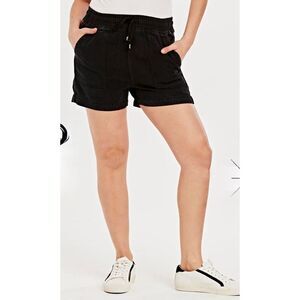 Dear John CAMILLE Pull On SHORTs WITH TENCEL™ LYOCELL FIBERS Black L